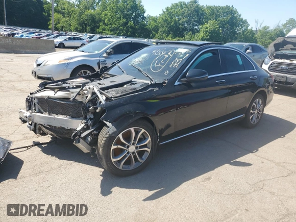 2017 Mercedes-Benz C 300 with VIN 55SWF4JB8HU206081, listed as a Copart auction lot 62146455 with Not provided miles and Clean title. Bid and sale history available at DreamBid. Image 1.