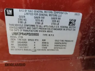 2023 Buick Envision Essence with VIN LRBFZPR46PD200655, listed as a Copart auction lot 50484745 with 14,940 mi miles and Salvage Title. Bid and sale history available at carsss.com. Image 13.