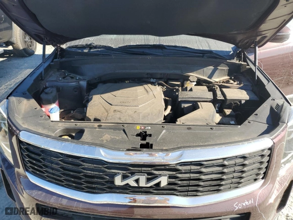 2022 Kia Telluride LX with VIN 5XYP24HC4NG315531, listed as a Copart auction lot 75648754 with 21,939 mi miles and Salvage Title. Bid and sale history available at carsss.com. Image 11.