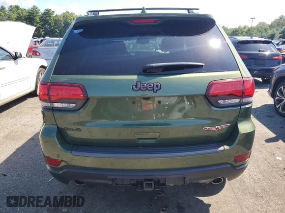 2020 Jeep Grand Cherokee Trailhawk z VIN 1C4RJFLG5LC378351, wystawiony jako Copart lot #64260415 z przebiegiem 53 762 mil mil oraz Szkoda całkowita • Salvage title. Historia ofert i sprzedaży dostępna na DreamBid. Obrazek 6.