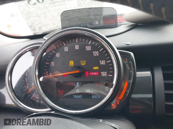 2019 MINI Hardtop 4 Door Cooper S with VIN WMWXU3C59K2H87159, listed as a IAAI auction lot 41225965 with 76,640 mi miles and . Bid and sale history available at DreamBid. Image 7.