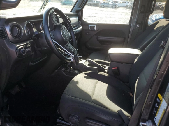 2021 Jeep Gladiator Willys with VIN 1C6HJTAG0ML615446, listed as a Copart auction lot 60571375 with 62,174 mi miles and Salvage title. Bid and sale history available at DreamBid. Image 7.