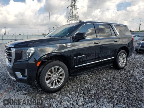 2021 GMC Yukon SLT with VIN 1GKS1BKDXMR114871, listed as a Copart auction lot 71885854 with 0 mi miles and Non Repairable. Bid and sale history available at carsss.com. Image 1.