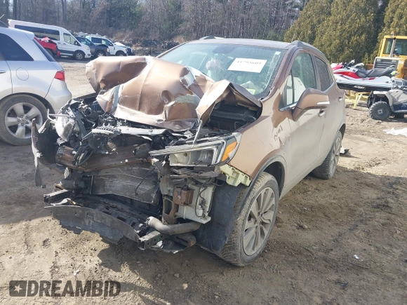2017 Buick Encore Preferred with VIN KL4CJESB4HB124482, listed as a IAAI auction lot 41795609 with 91,139 mi miles. Bid and sale history available at carsss.com. Image 6.