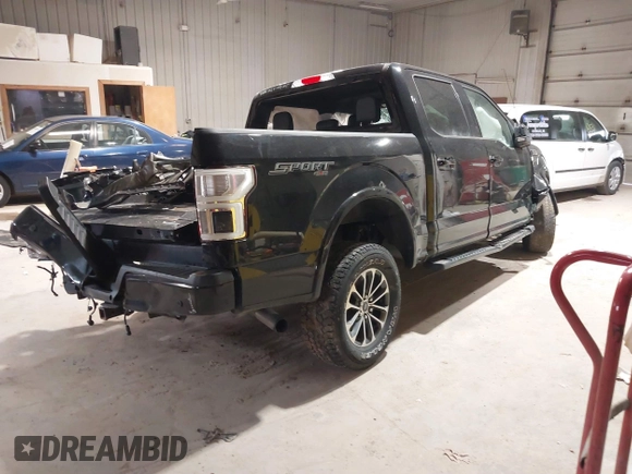 2019 Ford F-150 XL with VIN 1FTEW1EP2KFB53267, listed as a IAAI auction lot 41849110 with 1 mi miles. Bid and sale history available at carsss.com. Image 4.