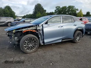 2023 Lexus RZ with VIN JTJAAAAB0PA011699, listed as a Copart auction lot 65108714 with 12,365 mi miles and Salvage Title. Bid and sale history available at carsss.com. Image 1.