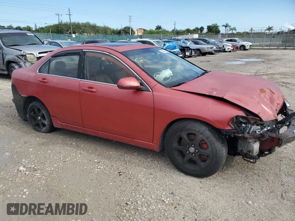 2004 Acura TSX with VIN JH4CL96864C040270, listed as a Copart auction lot 54539005 with 237,363 mi miles and Salvage title. Bid and sale history available at DreamBid. Image 4.