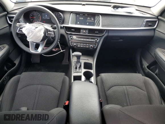 2019 Kia Optima LX with VIN 5XXGT4L33KG363946, listed as a Copart auction lot 57386055 with 41,886 mi miles and Salvage title. Bid and sale history available at DreamBid. Image 8.