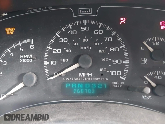 2002 Chevrolet Tahoe LS with VIN 1GNEC13Z42R208899, listed as a IAAI auction lot 41162432 with 268,783 mi miles and . Bid and sale history available at DreamBid. Image 7.