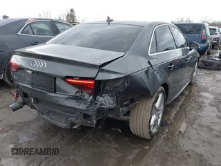 2017 Audi A4 with VIN WAUPNAF49HA176712, listed as a IAAI auction lot 41447809 with 43,941 mi miles and . Bid and sale history available at DreamBid. Image 4.