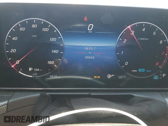 2022 Mercedes-Benz C 300 with VIN W1KAF4GB7NR041381, listed as a Copart auction lot 52912145 with 88,668 mi miles and Clean title. Bid and sale history available at DreamBid. Image 9.