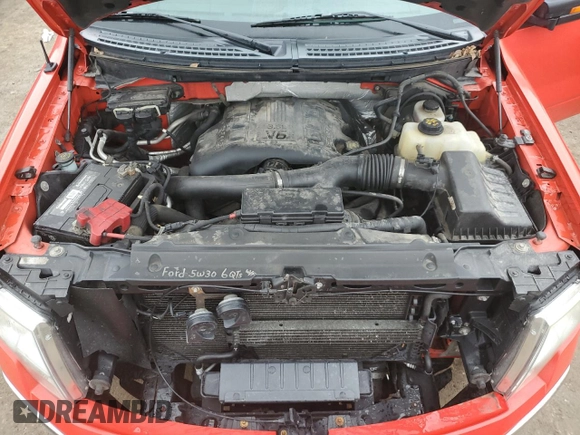 2012 Ford F-150 XL with VIN 1FTFW1ET0CFC35629, listed as a Copart auction lot 43749655 with 197,432 mi miles and Salvage Title. Bid and sale history available at DreamBid. Image 12.