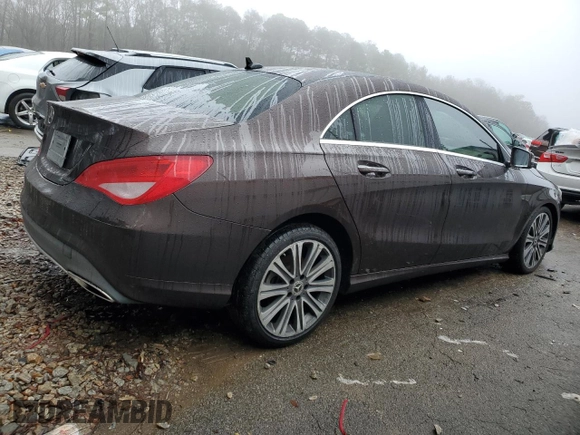 2018 Mercedes-Benz CLA 250 with VIN WDDSJ4EB6JN615671, listed as a Copart auction lot 38508304 with 64,366 mi miles and . Bid and sale history available at DreamBid. Image 3.