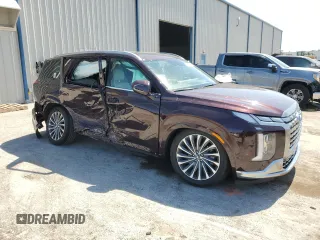 2025 Hyundai Palisade Calligraphy z VIN KM8R74GE3SU837568, wystawiony jako Copart lot #53515885 z przebiegiem 6 465 mil mil oraz Szkoda całkowita • Salvage title. Historia ofert i sprzedaży dostępna na DreamBid. Obrazek 4.