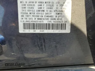 2008 Acura TSX Nav with VIN JH4CL96948C014975, listed as a Copart auction lot 61224325 with 140,429 mi miles and Salvage title. Bid and sale history available at DreamBid. Image 13.