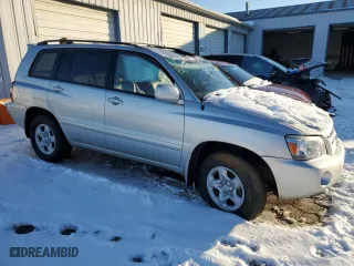 2007 Toyota Highlander with VIN JTEHD21A270048597, listed as a Copart auction lot 87587725 with 97,815 mi miles and Salvage Title. Bid and sale history available at carsss.com. Image 4.