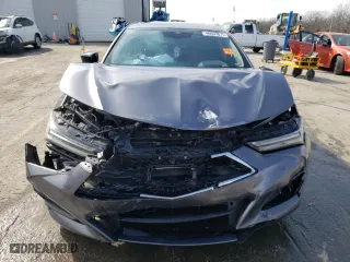 2021 Acura TLX w/Advance Package with VIN 19UUB5F64MA009614, listed as a Copart auction lot 46633875 with 39,638 mi miles and Salvage Title. Bid and sale history available at carsss.com. Image 5.