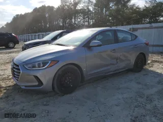 2017 Hyundai Elantra SE with VIN 5NPD74LF7HH210341, listed as a Copart auction lot 49186605 with 154,015 mi miles and Salvage Title. Bid and sale history available at carsss.com. Image 1.