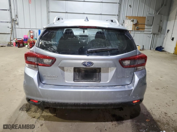 2020 Subaru Impreza Premium with VIN 4S3GTAV62L3716572, listed as a Copart auction lot 43205965 with 0 mi miles and Salvage Title. Bid and sale history available at carsss.com. Image 6.