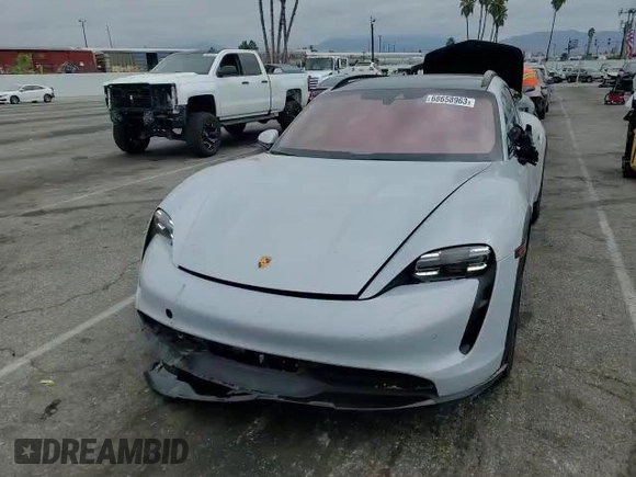 2023 Porsche Taycan 4 with VIN WP0BA2Y13PSA60032, listed as a Copart auction lot 68658963 with 4,572 mi miles and . Bid and sale history available at DreamBid. Image 11.