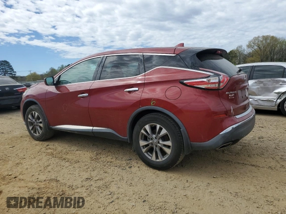 2018 Nissan Murano SV with VIN 5N1AZ2MG5JN150750, listed as a Copart auction lot 49911885 with 75,114 mi miles and Salvage Title. Bid and sale history available at DreamBid. Image 2.