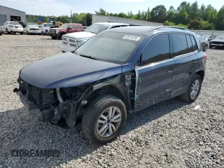 2016 Volkswagen Tiguan R-Line with VIN WVGAV7AXXGW603213, listed as a Copart auction lot 63615205 with 110,575 mi miles and Salvage title. Bid and sale history available at DreamBid. Image 1.