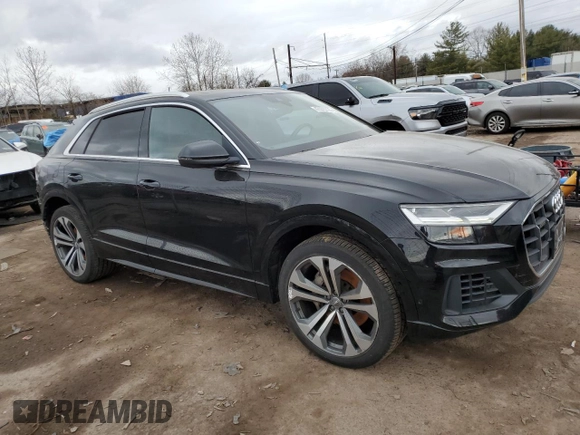 2019 Audi Q8 Premium Plus with VIN WA1BVAF14KD030723, listed as a Copart auction lot 47073725 with 70,628 mi miles and Salvage Title. Bid and sale history available at carsss.com. Image 4.