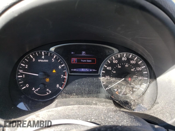 2017 Nissan Altima S with VIN 1N4AL3AP7HC290441, listed as a Copart auction lot 80943184 with 151,487 mi miles and Salvage Title. Bid and sale history available at DreamBid. Image 9.