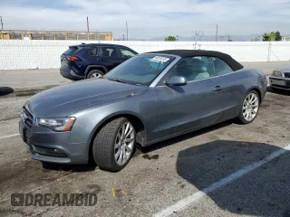 2013 Audi A5 Premium Plus with VIN WAULFAFH0DN004277, listed as a Copart auction lot 48526335 with 42,217 mi miles and Salvage Title. Bid and sale history available at carsss.com. Image 1.