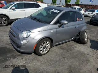 2017 FIAT 500 Pop with VIN 3C3CFFKR6HT618873, listed as a Copart auction lot 53839615 with 59,932 mi miles and Salvage Title. Bid and sale history available at carsss.com. Image 1.