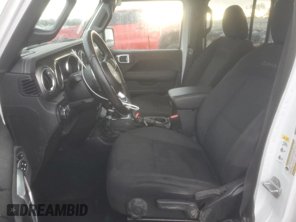 2019 Jeep Wrangler Unlimited Sahara with VIN 1C4HJXEG5KW600639, listed as a Copart auction lot 49314565 with 58,637 mi miles and Salvage title. Bid and sale history available at DreamBid. Image 7.