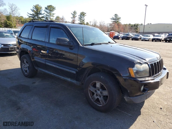 2007 Jeep Grand Cherokee Laredo with VIN 1J8GR48K87C646146, listed as a Copart auction lot 53823225 with 191,028 mi miles and Salvage Title. Bid and sale history available at carsss.com. Image 4.