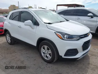 2020 Chevrolet Trax LT with VIN 3GNCJLSB8LL223282, listed as a IAAI auction lot 42820107 with 44,980 mi miles and . Bid and sale history available at DreamBid. Image 1.