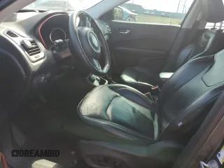 2018 Jeep Compass Trailhawk with VIN 3C4NJDDB0JT458339, listed as a Copart auction lot 58834155 with 103,811 mi miles and Salvage title. Bid and sale history available at DreamBid. Image 7.
