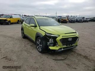 2019 Hyundai Kona Ultimate with VIN KM8K53A50KU274540, listed as a Copart auction lot 84344054 with 61,229 mi miles and Salvage Title. Bid and sale history available at carsss.com. Image 11.