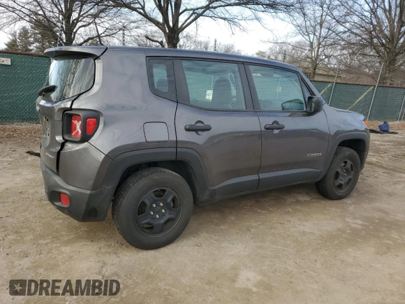 2020 Jeep Renegade Sport z VIN ZACNJBAB2LPL24142, wystawiony jako Copart lot #45908345 z przebiegiem 69 118 mil mil oraz Szkoda całkowita • Salvage title. Historia ofert i sprzedaży dostępna na DreamBid. Obrazek 3.