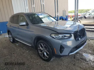 2024 BMW X3 xDrive30i with VIN 5UX53DP00R9V28011, listed as a Copart auction lot 55815905 with 28,391 mi miles and Clean Title. Bid and sale history available at DreamBid. Image 4.