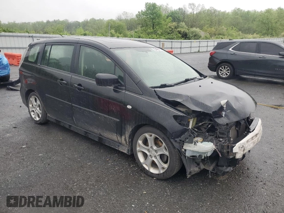 2009 Mazda 5 Touring with VIN JM1CR29L890332163, listed as a Copart auction lot 55469075 with 226,394 mi miles and Salvage Title. Bid and sale history available at DreamBid. Image 4.