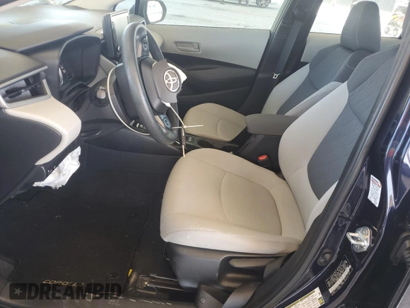 2022 Toyota Corolla LE with VIN 5YFEPMAE4NP344270, listed as a Copart auction lot 53124835 with 38,407 mi miles and Salvage Title. Bid and sale history available at DreamBid. Image 7.