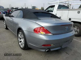 2006 BMW 6 Series 650Ci with VIN WBAEK13476CN79173, listed as a Copart auction lot 82425374 with 117,942 mi miles and Salvage Title. Bid and sale history available at carsss.com. Image 2.