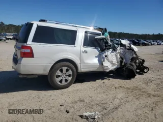 2015 Ford Expedition EL Platinum with VIN 1FMJK1LTXFEF33054, listed as a Copart auction lot 50049195 with 0 mi miles and Salvage Title. Bid and sale history available at carsss.com. Image 3.