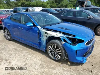 2018 Kia Stinger Premium with VIN KNAE25LA9J6037500, listed as a Copart auction lot 63330054 with 31,234 mi miles and Salvage Title. Bid and sale history available at DreamBid. Image 4.