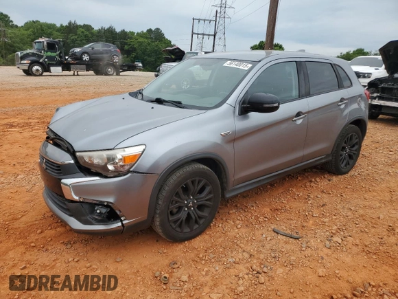 2017 Mitsubishi Outlander ES with VIN JA4AR3AU9HZ037529, listed as a Copart auction lot 56140015 with 127,010 mi miles and Salvage title. Bid and sale history available at DreamBid. Image 1.