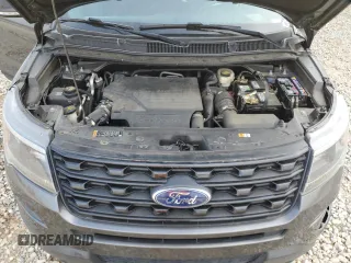 2017 Ford Explorer Sport with VIN 1FM5K8GT5HGD36420, listed as a Copart auction lot 57654015 with 122,804 mi miles and Salvage title. Bid and sale history available at DreamBid. Image 12.