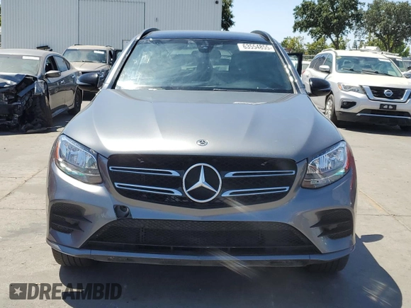 2018 Mercedes-Benz GLC 300 with VIN WDC0G4JB5JV044013, listed as a Copart auction lot 63554855 with 194,153 mi miles and Clean title. Bid and sale history available at DreamBid. Image 5.