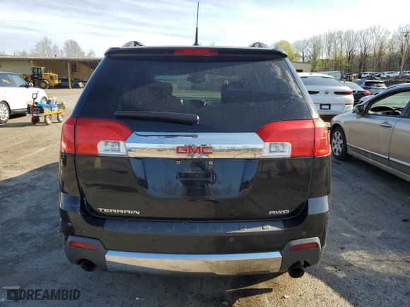 2012 GMC Terrain SLT-2 with VIN 2GKFLXE57C6309138, listed as a Copart auction lot 54152785 with 134,871 mi miles and Salvage Title. Bid and sale history available at carsss.com. Image 6.