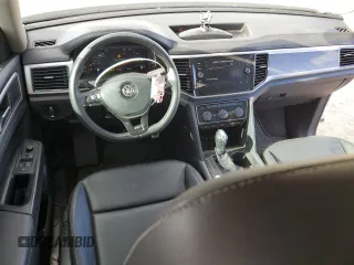 2019 Volkswagen Atlas SEL R-Line with VIN 1V2RR2CA9KC550679, listed as a Copart auction lot 50596155 with 85,482 mi miles and Salvage title. Bid and sale history available at DreamBid. Image 8.