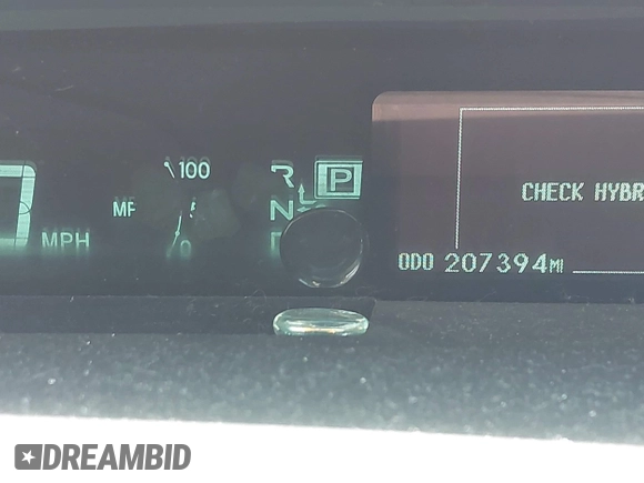 2011 Toyota Prius I with VIN JTDKN3DU6B5337481, listed as a IAAI auction lot 42143060 with 207,394 mi miles. Bid and sale history available at carsss.com. Image 7.