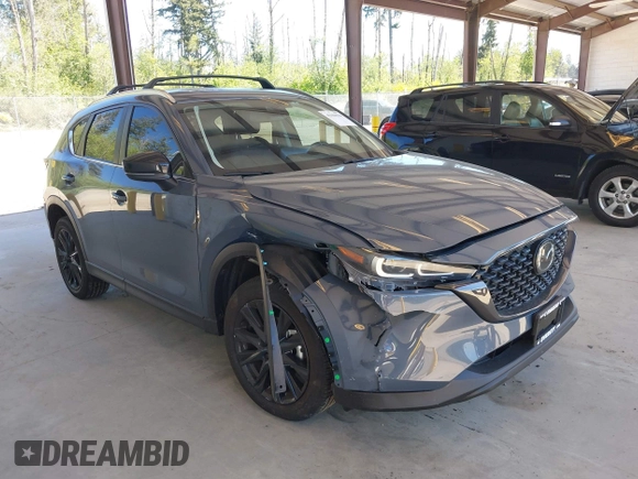 2024 Mazda CX-5 S Carbon Edition with VIN JM3KFBCL2R0510458, listed as a IAAI auction lot 42184516 with 4,474 mi miles and . Bid and sale history available at DreamBid. Image 1.