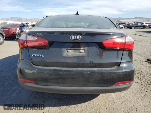 2016 Kia Forte LX with VIN KNAFK4A65G5538928, listed as a Copart auction lot 50807395 with 107,063 mi miles and Salvage Title. Bid and sale history available at carsss.com. Image 6.